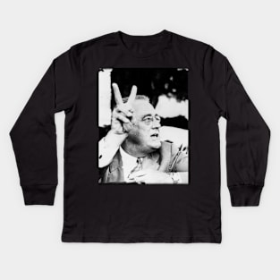 FDR - The Great One Kids Long Sleeve T-Shirt